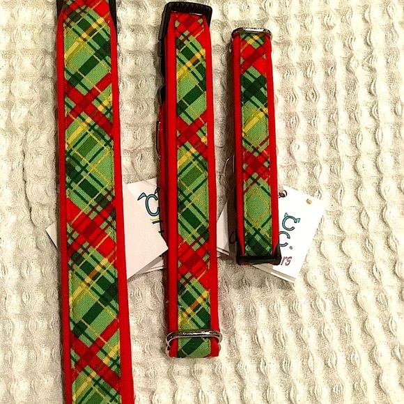 Dog Christmas Collars- available extra small, small, medium, large, extra large - Picture 2 of 5